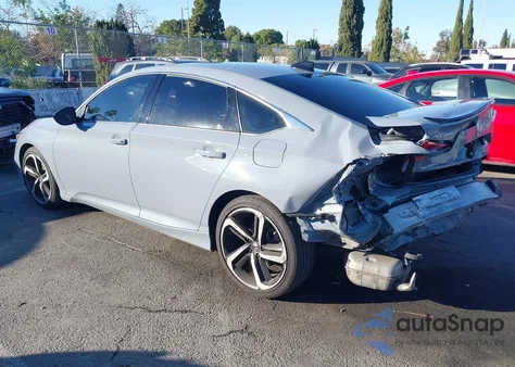 2022 Honda Accord Sport из США, поврежденный, VIN 1HGCV1F39NA032499